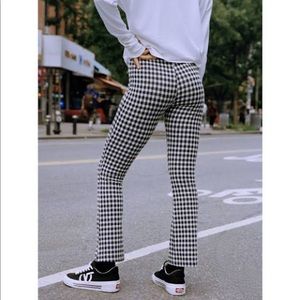 NWT Urban Outfitters gingham flare pants